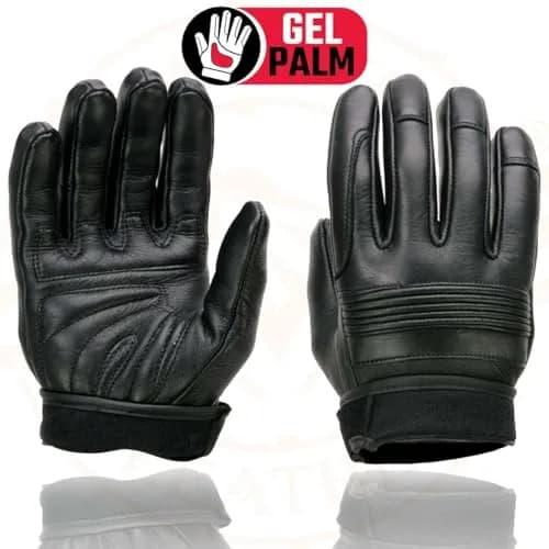 Milwaukee Leather MG7735-S | Premium Motorcycle Riding Gloves for Men & Women, Black, Small thumbnail 7