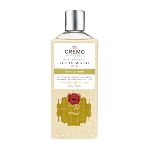 Cremo Men's Body Wash Sage & Citrus 473ml (16 Fl Oz) | Rich Lather Moisturizing thumbnail 1