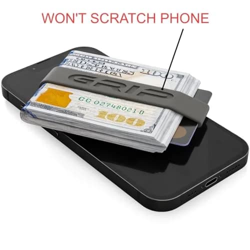 Grip Money Bands (Pack of 3, Black) | Secure Cash & Cards, Slim Silicone Design thumbnail 7