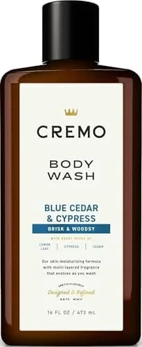 Cremo Men's Body Wash Cypress & Cedar 473ml (16 Fl Oz) | Rich Lathering Moisturizing Shower Gel thumbnail 1