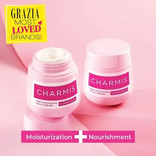Charmis Moisturizing Cold Cream 175 ML | Vitamin A, C & E for Dry Skin thumbnail 2