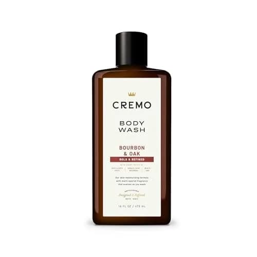 Cremo Men's Body Wash Bourbon & Oak 473ml (16 Fl Oz) | Rich Lather & Sophisticated Scent thumbnail 1