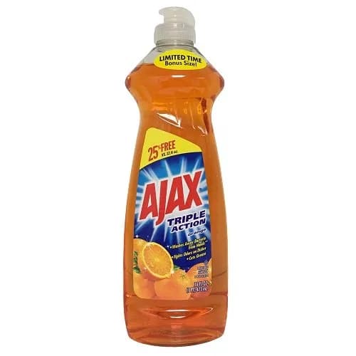 Ajax AC1386 Liquid Dish Soap 12.6oz with Orange Scent | Effective Cleaning for Indian Kitchens thumbnail 1
