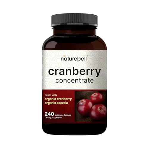 NatureBell Cranberry Concentrate 240 Capsules | Urinary & Wellness Support in India thumbnail 1