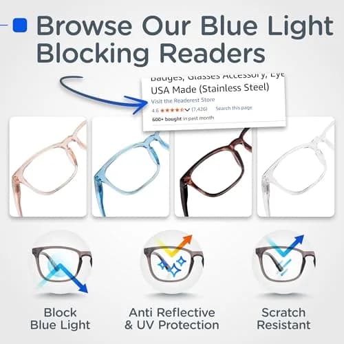 Readerest Magnetic Eyeglass Holder 2 Pack | Stainless Steel Clip for Badges & Sunglasses thumbnail 6