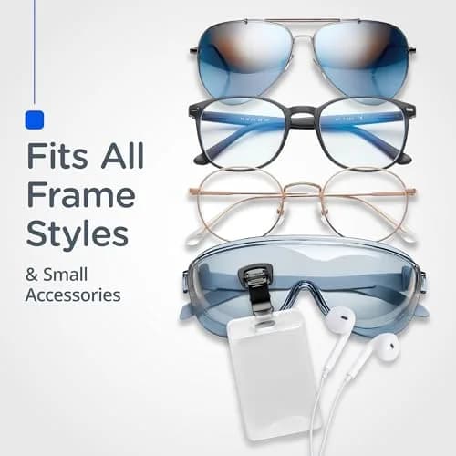 Readerest Magnetic Eyeglass Holder 2 Pack | Stainless Steel Clip for Badges & Sunglasses thumbnail 3