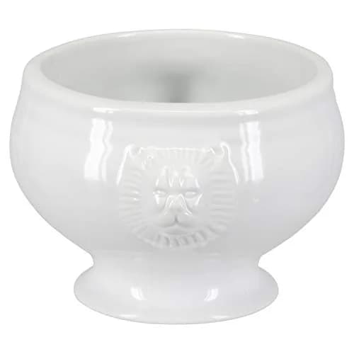 BIA Cordon Bleu Soup Lions Head Bowl Set of 4 | Elegant White Porcelain, 14oz, Oven & Microwave Safe thumbnail 1