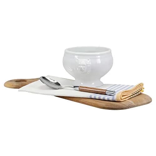 BIA Cordon Bleu Soup Lions Head Bowl Set of 4 | Elegant White Porcelain, 14oz, Oven & Microwave Safe thumbnail 4