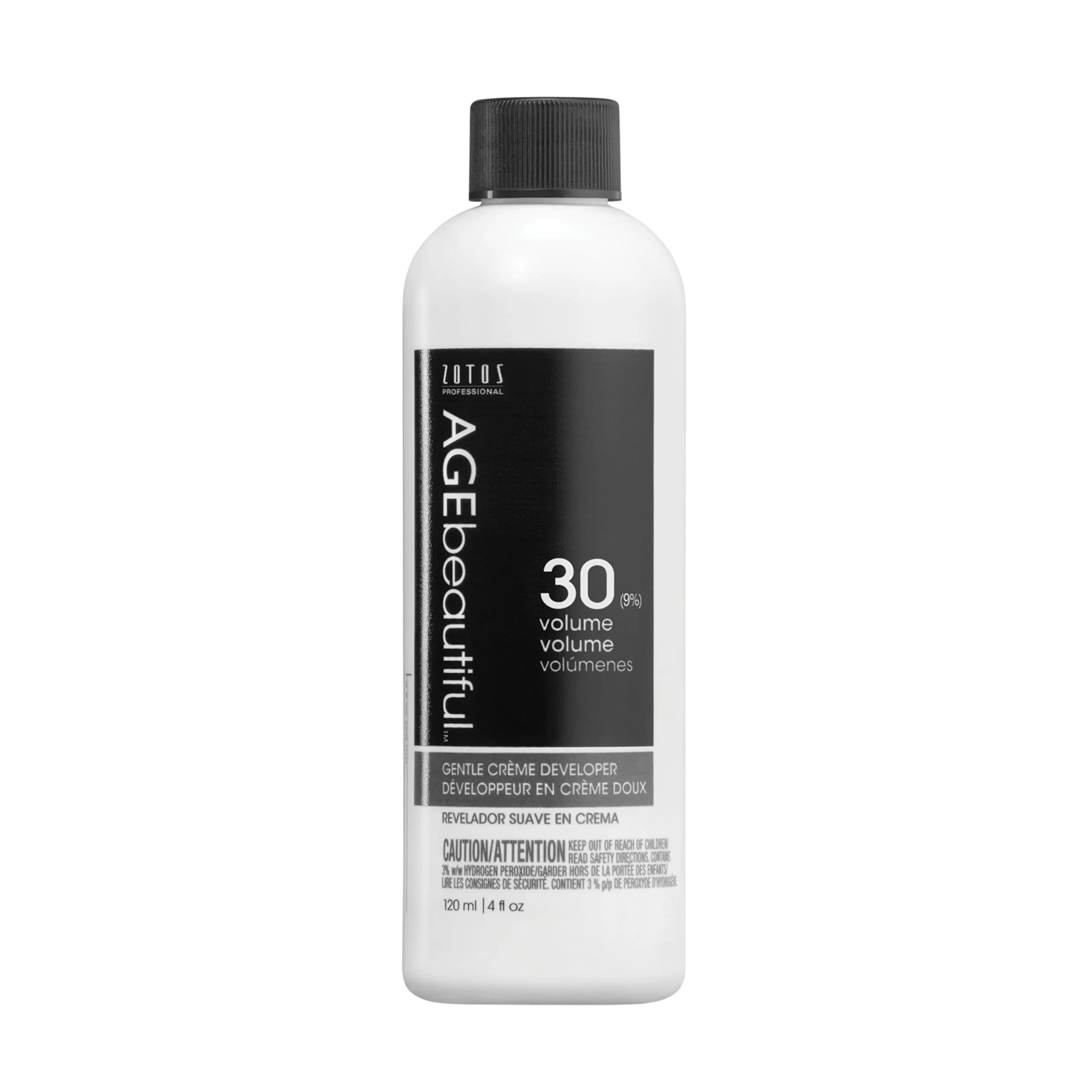 AGE beautiful 30 Volume Hair Developer, Cream Developer for Permanent Hair Color, 4 Fl Oz | Gentle Formula for Long-Lasting Color