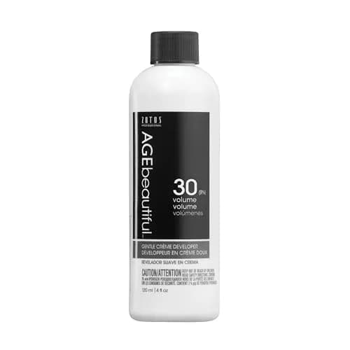 AGE beautiful 30 Volume Hair Developer, Cream Developer for Permanent Hair Color, 4 Fl Oz | Gentle Formula for Long-Lasting Color thumbnail 1