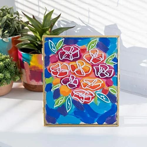 FolkArt Multi Surface Acrylic Craft Paint Set 16 pcs | Bright Colors, Non-Toxic, 2 Fl Oz Each thumbnail 4