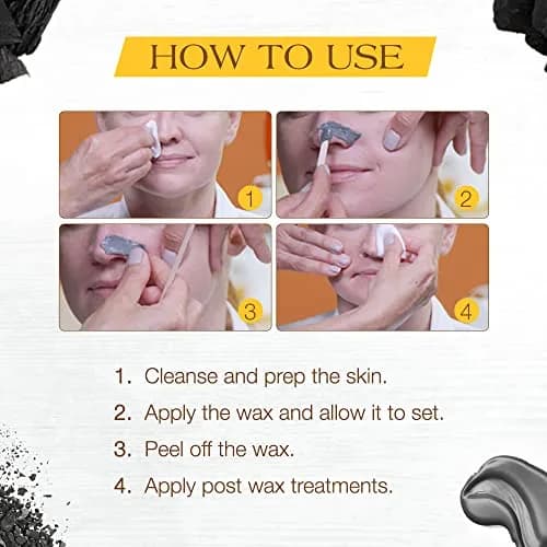 GiGi Charcoal Detox Facial Hard Wax 368.5 g (13 oz) | Deep Cleansing & Purifying Hair Removal Wax thumbnail 7