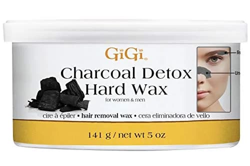 GiGi Charcoal Detox Hard Wax for Face & Body, 142g (5 oz) | Gentle Hair Removal for Sensitive Skin thumbnail 1