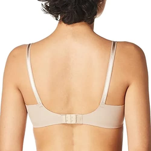 Warner's Blissful Benefits Wireless Support Bra, Toasted Almond, 38D | Seamless Side Smoothing for All-Day Comfort thumbnail 3