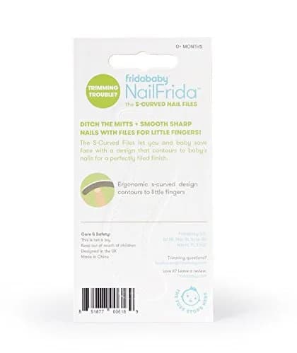 Frida Baby NailFrida S-Curved Baby Nail Files 5ct | Smooth Baby Nails Safely thumbnail 2