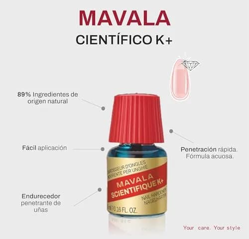 MAVALA Scientifique K+ Keratin Hardener 0.16 Fl Oz | Supports Natural Keratinization & Nail Strength thumbnail 5