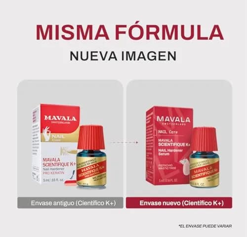MAVALA Scientifique K+ Keratin Hardener 0.16 Fl Oz | Supports Natural Keratinization & Nail Strength thumbnail 2