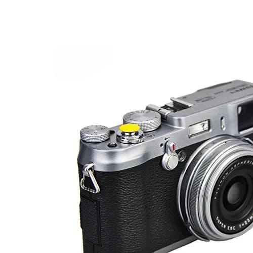 LXH 2 Pack Yellow Convex Metal Soft Release Button Fits Standard Threaded Cameras in India thumbnail 4