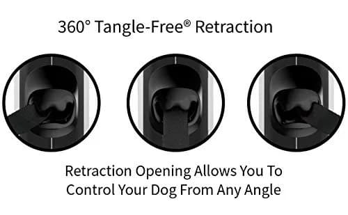 TUG Original Retractable Dog Leash, 5m (16 ft) Medium White | Tangle-Free 360° Retraction for Dogs Under 55 lbs thumbnail 4
