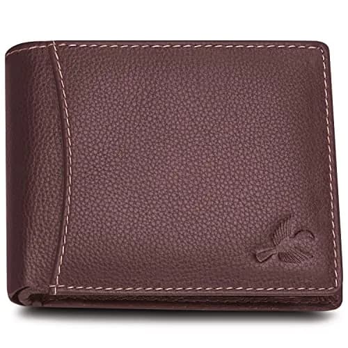 HORNBULL Men's Leather Wallet and Belt Combo Gift Set | Brown, Bi-Fold Wallet with Adjustable Belt | 2-Piece Set thumbnail 8
