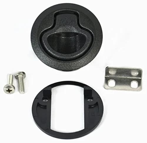Southco M1-63 Flush Pull Latch 2.54 cm (1 inch) Panel Thickness | Non-Locking Hardware Hinge (Pack of 2) thumbnail 1