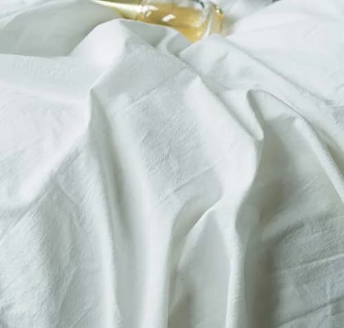 SUSYBAO White Vintage Ruffle Duvet Cover Queen 100% Washed Cotton | Farmhouse Shabby Chic Bedding thumbnail 4