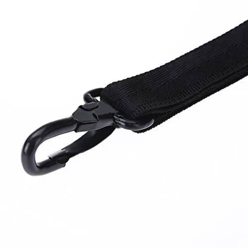 Yinama Saxophone Neck Strap Soft Sax Leather Padded for Alto Tenor Baritone Soprano | Adjustable 17"-21" with Rubber-Covered Metal Hook thumbnail 4