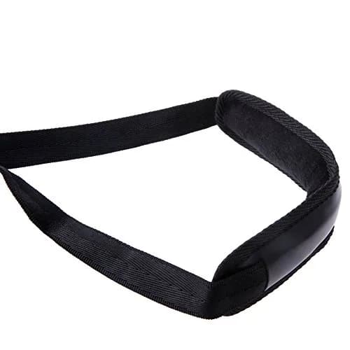 Yinama Saxophone Neck Strap Soft Sax Leather Padded for Alto Tenor Baritone Soprano | Adjustable 17"-21" with Rubber-Covered Metal Hook thumbnail 2