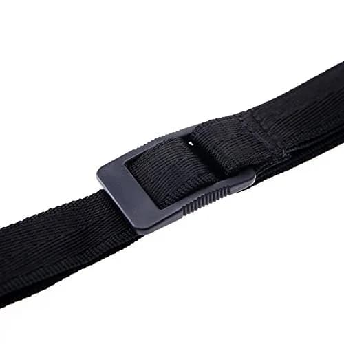 Yinama Saxophone Neck Strap Soft Sax Leather Padded for Alto Tenor Baritone Soprano | Adjustable 17"-21" with Rubber-Covered Metal Hook thumbnail 3