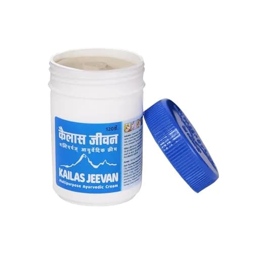 Kailas Jeevan Multipurpose Ayurvedic Cream 120g (4.23 oz) | Natural Ingredients for Skin thumbnail 4