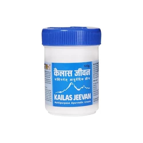 Kailas Jeevan Multipurpose Ayurvedic Cream 120g (4.23 oz) | Natural Ingredients for Skin thumbnail 1