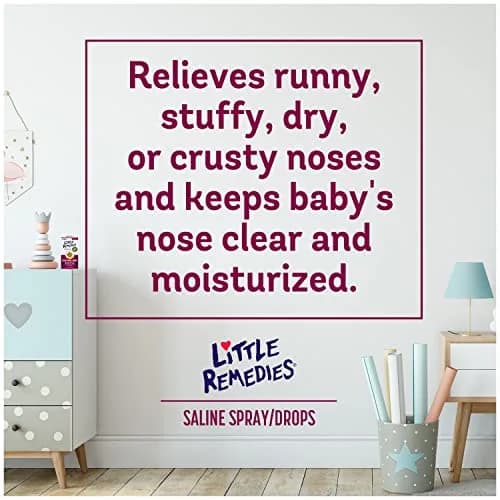 Little Remedies Sterile Baby Saline Nasal Spray and Drops 0.5 Fl Oz (15ml) 3-Pack | Pediatrician-Recommended for Stuffy Noses thumbnail 4