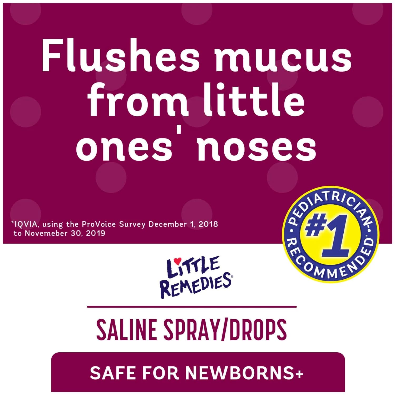 Little Remedies Sterile Saline Nasal Spray & Drops 0.5 Fl Oz (Pack of 3) | Drug-Free Relief - view 2