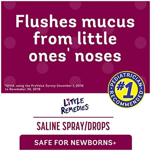 Little Remedies Sterile Baby Saline Nasal Spray and Drops 0.5 Fl Oz (15ml) 3-Pack | Pediatrician-Recommended for Stuffy Noses thumbnail 2