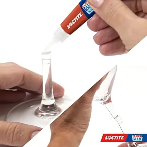 Loctite Glass Glue 2 Gram Tube 6 Pack | Clear Superglue for Glass, Plastic, Wood, Metal, Crafts, & Repair thumbnail 5