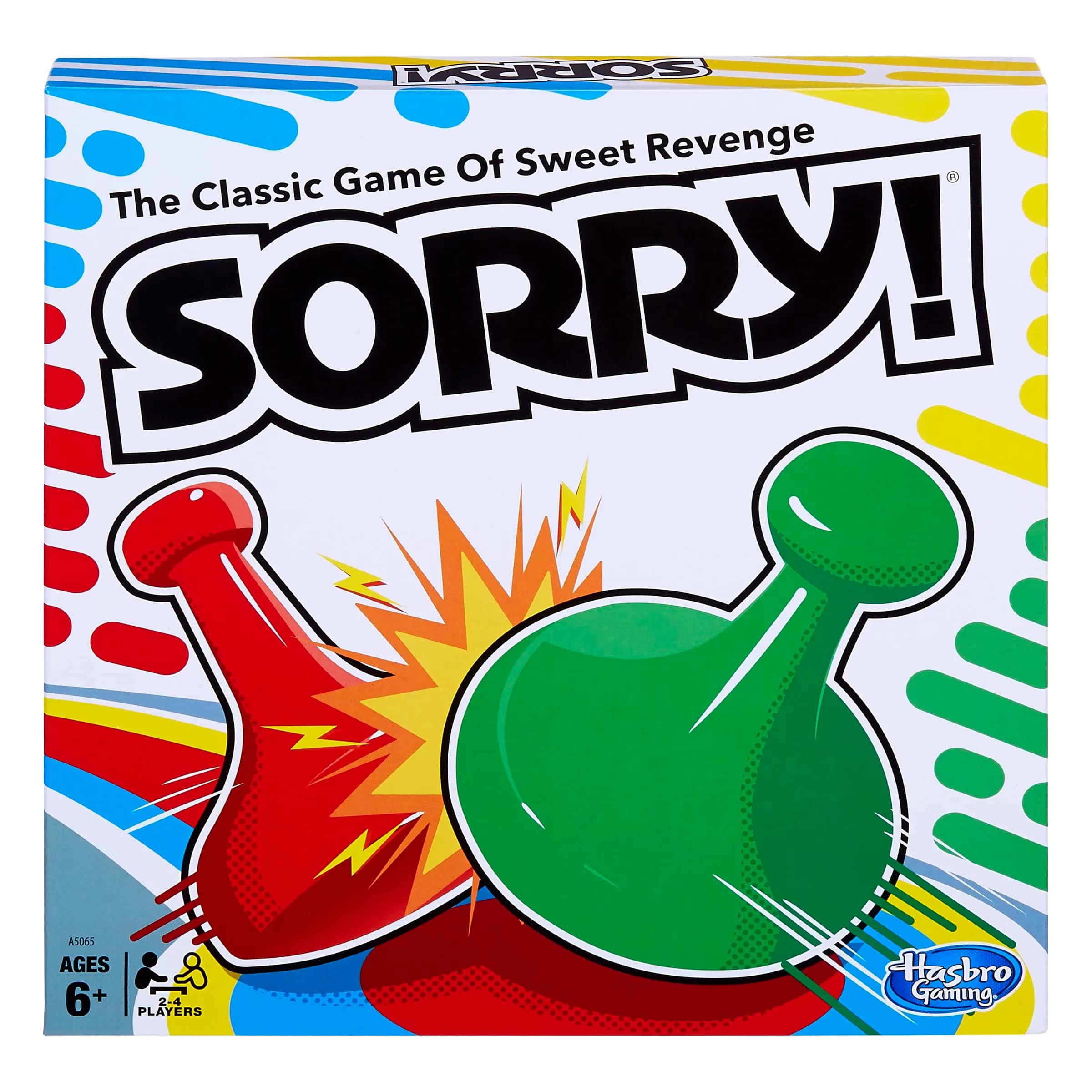 Hasbro Gaming Sorry! Board Game for Kids Ages 6+ | Classic Family Game with 4 Pawns (1-Pack)