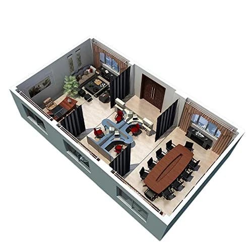 RYB HOME Blackout Room Divider Curtain Thermal Insulated | Energy-Saving, Easy Install thumbnail 7