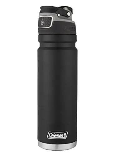 Coleman Autoseal FreeFlow Stainless Steel Water Bottle, Black, 710ml (24oz) | Keeps Cold 31 Hrs thumbnail 5