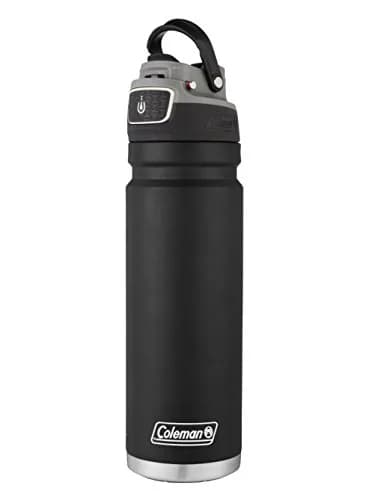Coleman Autoseal FreeFlow Stainless Steel Water Bottle, Black, 710ml (24oz) | Keeps Cold 31 Hrs thumbnail 6