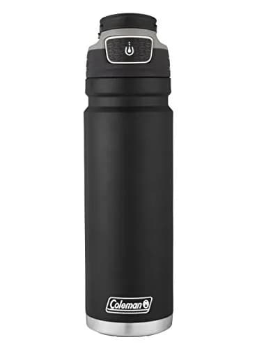 Coleman Autoseal FreeFlow Stainless Steel Water Bottle, Black, 710ml (24oz) | Keeps Cold 31 Hrs thumbnail 3