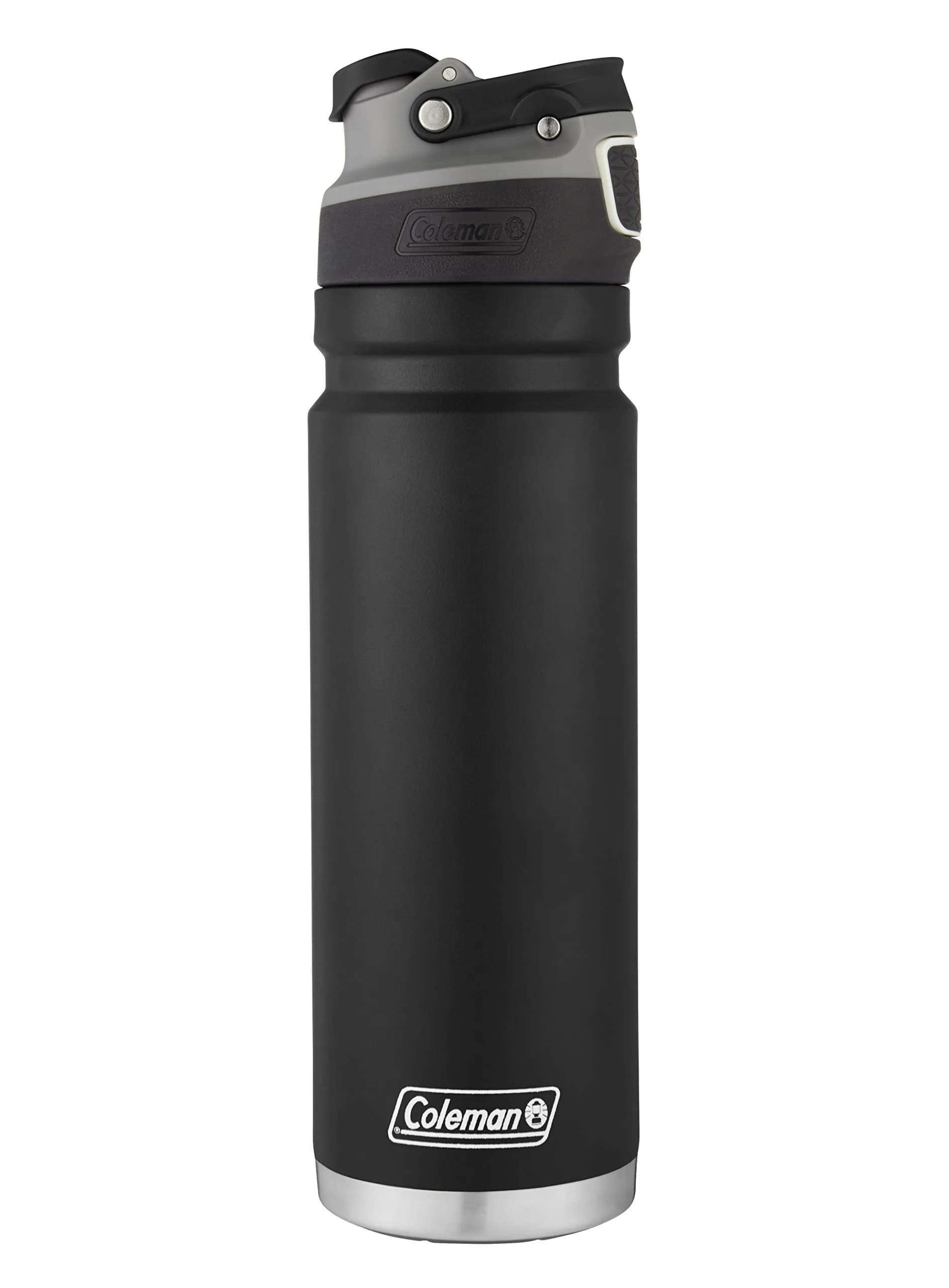 Coleman Autoseal FreeFlow Stainless Steel Water Bottle, Black, 710ml (24oz) | Keeps Cold 31 Hrs - view 4