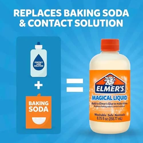 Elmer's Magical Liquid Slime Activator Solution 259ml (8.75 fl oz) | Updated Formula for Double Slime Output thumbnail 2