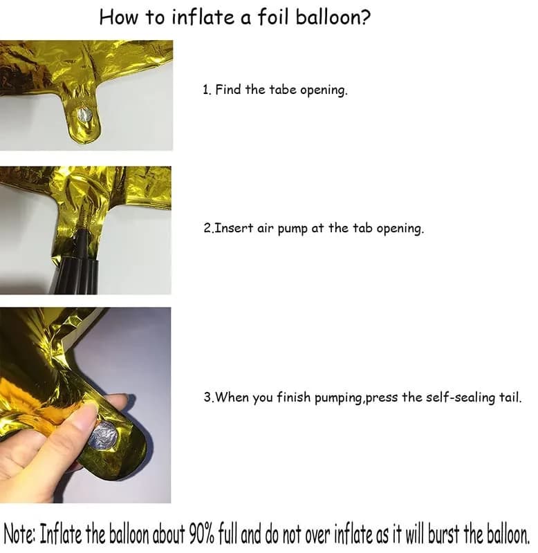 GOER Number 50 Balloons 42 Inch Gold | Reinforced Jumbo Foil Helium Balloons for 50th Anniversary thumbnail 5