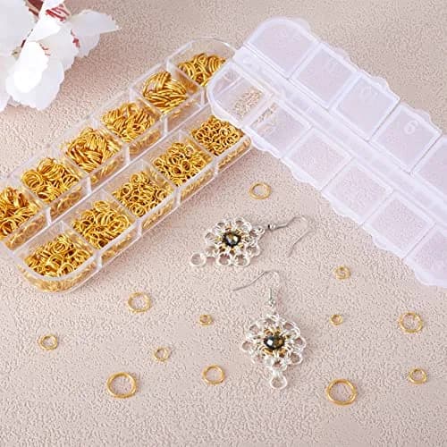 PH PandaHall Jewelry Findings 4-10mm Golden Jump Rings | Jewelry Making Components thumbnail 4
