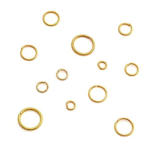 PH PandaHall Jewelry Findings 4-10mm Golden Jump Rings | Jewelry Making Components thumbnail 7