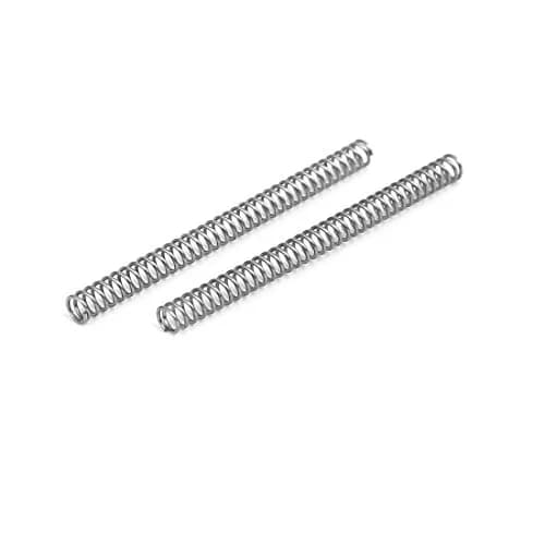 uxcell 3mm OD x 40mm L Compression Springs (10 Pcs, Silver) | Stainless Steel Coil thumbnail 2