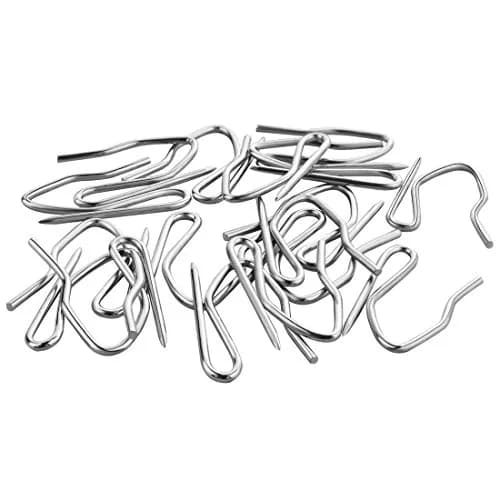 Nydotd Stainless Steel Curtain Hooks 58PCS | Rustproof Pin-On Hooks for Shower & Window (1.2 inch) thumbnail 6