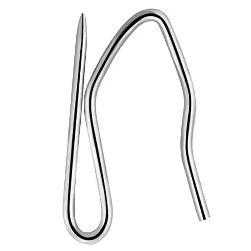Nydotd Stainless Steel Curtain Hooks 58PCS | Rustproof Pin-On Hooks for Shower & Window (1.2 inch) thumbnail 7