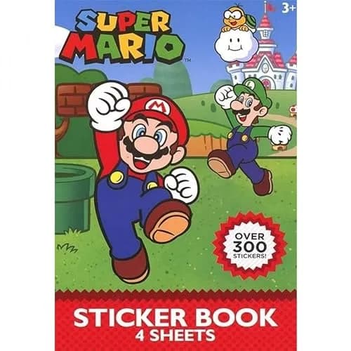 Super Mario Brothers Sticker Pad | 300+ Colorful Stickers for Kids & Parties thumbnail 5
