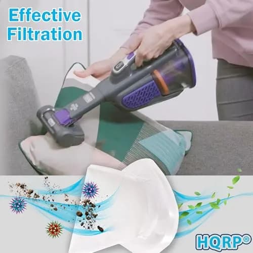 HQRP 2-Pack Washable Filter for Black+Decker HNV Series Hand Vacuums | Fits HNV115B, HNV215B, HNV220B Models thumbnail 5